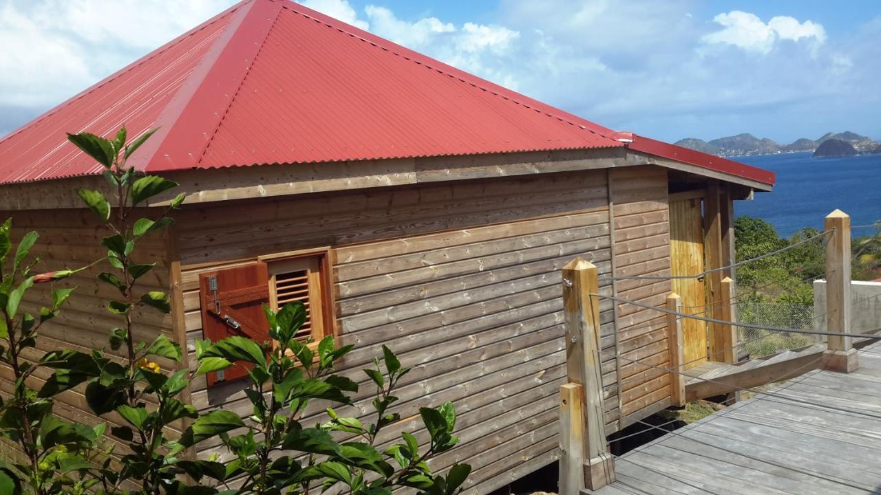 Ti Kaz Anoli Cottage En Bois Avec Vue Sur La Baie Terre-de-Bas Eksteriør bilde