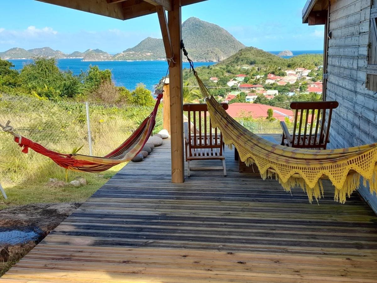 Ti Kaz Anoli Cottage En Bois Avec Vue Sur La Baie Terre-de-Bas Eksteriør bilde